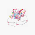 Mastela Zev Baby Rocker - Pink with Soothing Vibration & Toys – Lightweight & Foldable