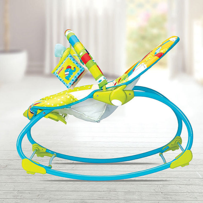 Mastela Zev Baby Rocker with Soothing Vibration & Toys – Lightweight & Foldable