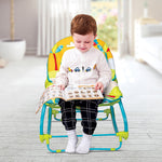 Mastela Zev Baby Rocker with Soothing Vibration & Toys – Lightweight & Foldable