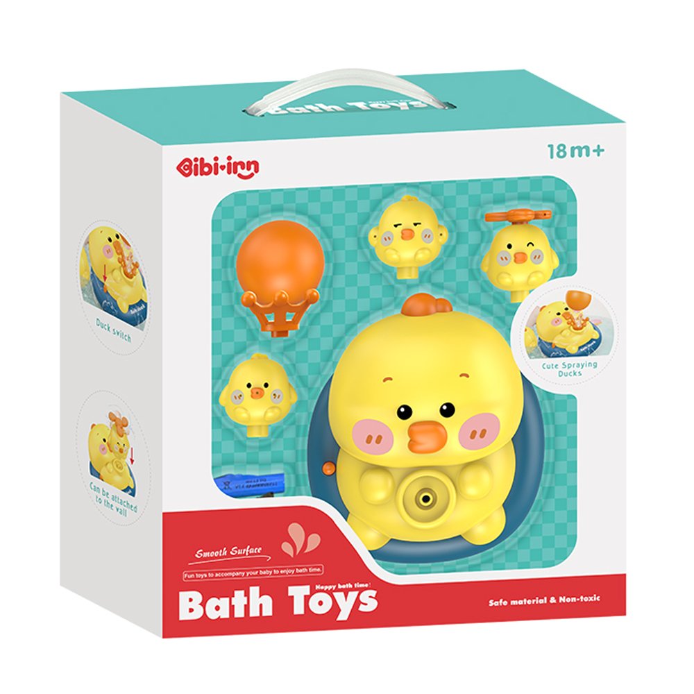 STEM Happy Bath Time Toy Set - 18 Months, Educational 3-Piece Infant Bath Fun