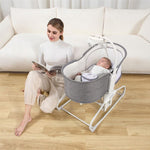 Mastela 4-in-1 Multifunctional Auto Swing Bassinet with Mosquito Net