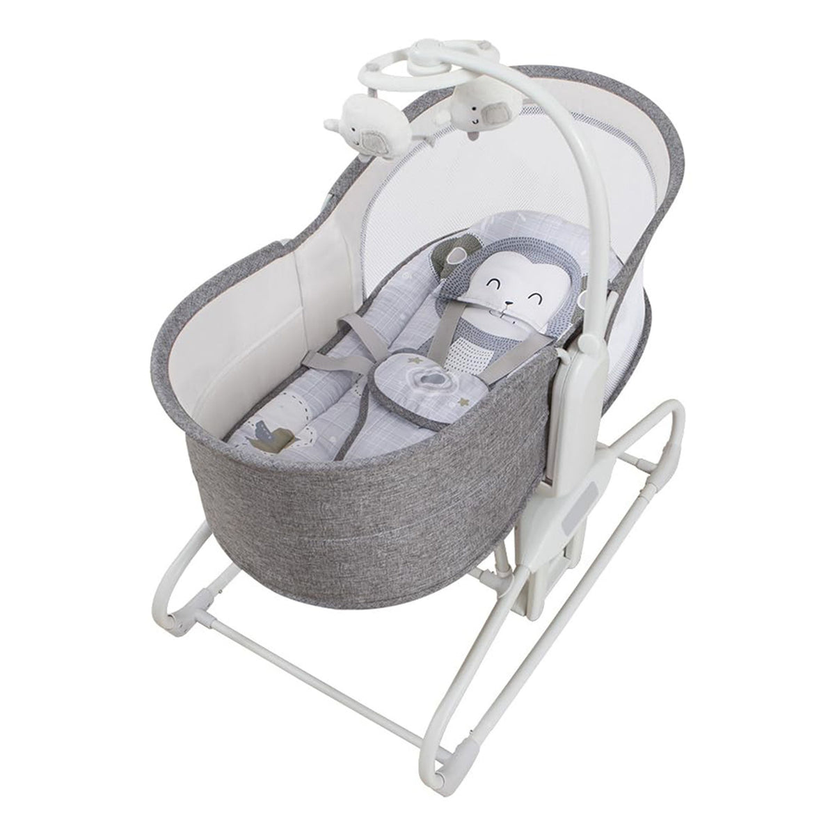 Mastela 4-in-1 Multifunctional Auto Swing Bassinet with Mosquito Net