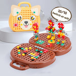 حقيبة سفر مصنوعة يدويًا من براغي | للأطفال والرضع