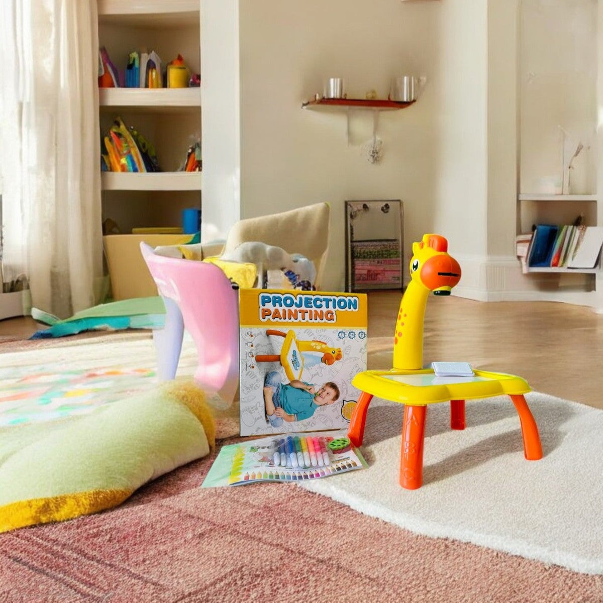 Giraffe Drawing Projector Table