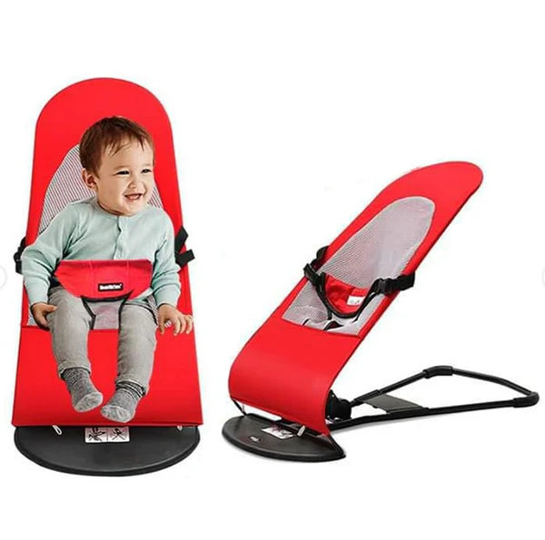 Baby Balance Bouncer with Adjustable Seat Belt - Red