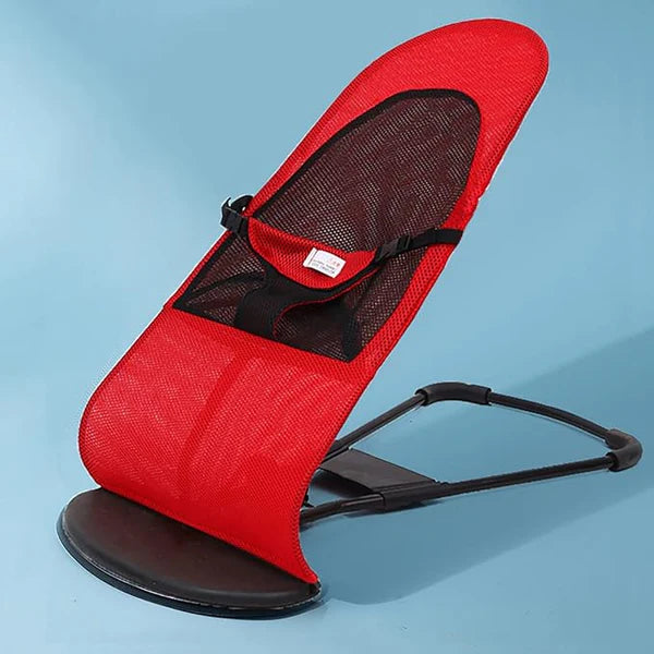 Baby Balance Bouncer with Adjustable Seat Belt - Red