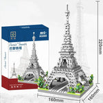 Paris Eiffel Tower Building Blocks Puzzle