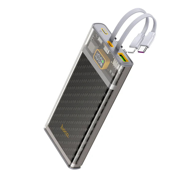 HOCO J104 Discovery Edition 22.5W Fully Compatible Power Bank with Cable 10000mAh