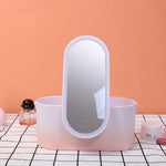 Portable Travel Makeup Organizer Box With LED Mirror