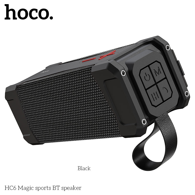 HC6 Magic Sports Bluetooth Speaker – Powerful 20W Sound, Bluetooth 5.0, 4000mAh Battery