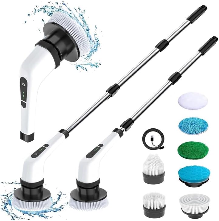 9 In 1 Expandable Electric Cordless Cleaning Brush