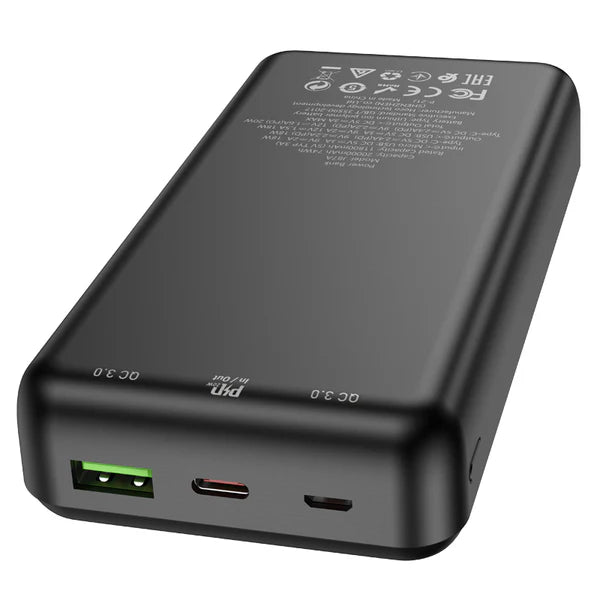 HOCO J87A Tacker Large Capacity Power Bank PD20W+QC3.0 20000mAh