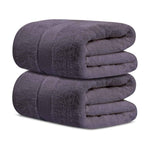 Premium Cotton Bath Towel Set – 2 Pcs Ultra Soft, Quick-Dry, Highly Absorbent Towels