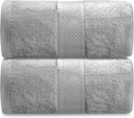 Premium Cotton Bath Towel Set – 2 Pcs Ultra Soft, Quick-Dry, Highly Absorbent Towels