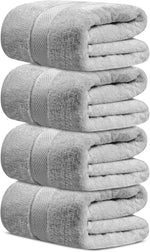 Premium Cotton Bath Towel Set – 2 Pcs Ultra Soft, Quick-Dry, Highly Absorbent Towels