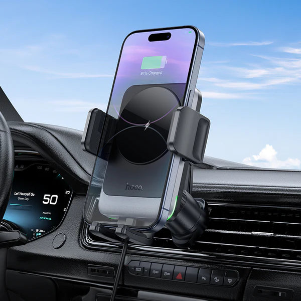 HOCO HW13 Speed Wireless Fast Charging Car Holder Air Vent