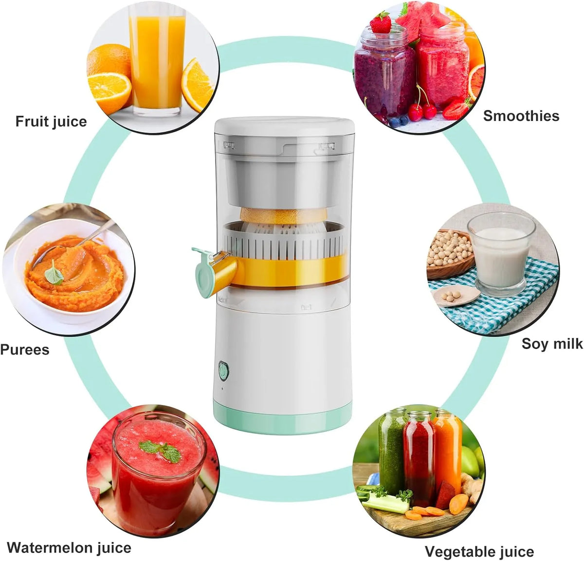 Portable Citrus Squeezer & Presser