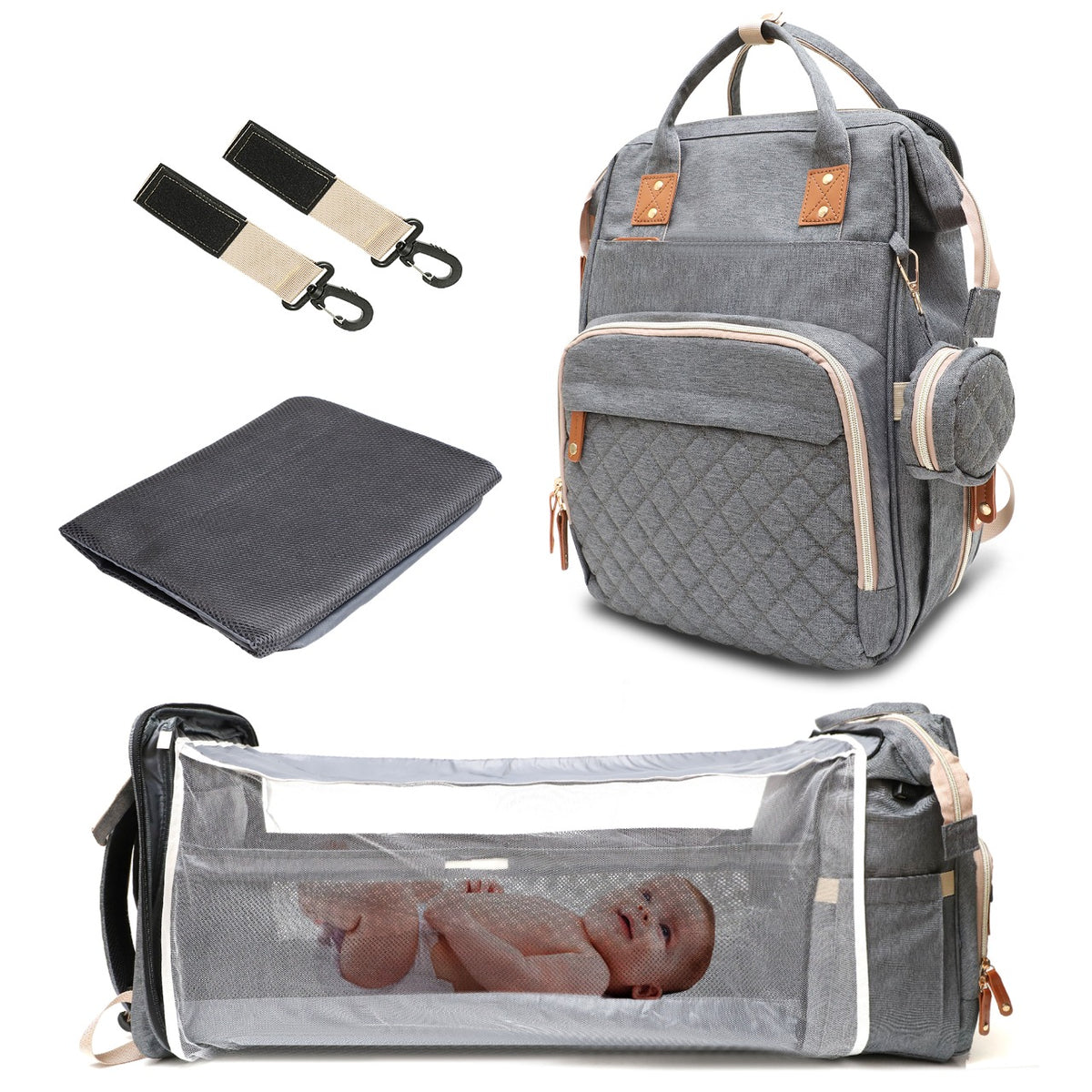 Baby Foldable Diaper Bag