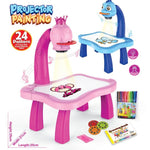 LED Projector Art Painting Table for Kids